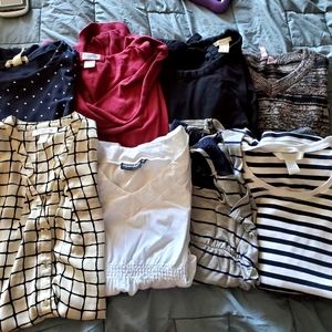 9 Maternity Tops (Medium)